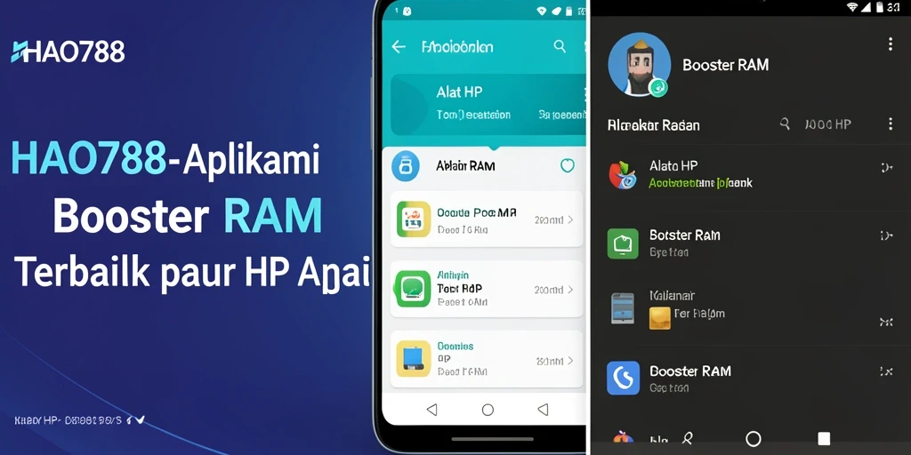 Antarmuka HAO788 yang sederhana dan efektif untuk Booster RAM.