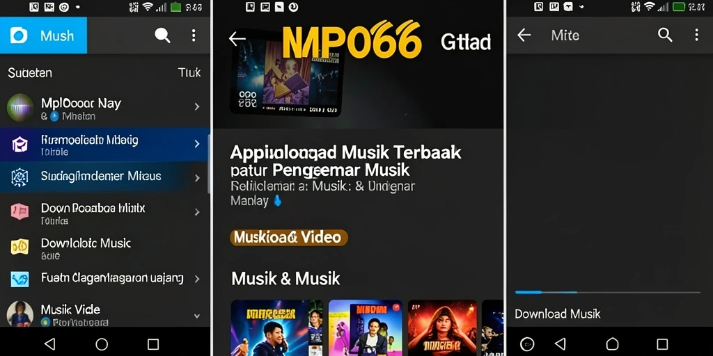 Antarmuka MPO666 yang intuitif untuk unduh musik dengan mudah.