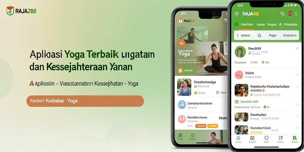 Antarmuka aplikasi RAJA288 menampilkan berbagai pose Yoga dengan jelas dan menarik.