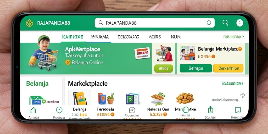 Tampilan antarmuka RAJAPANDA88 yang user-friendly untuk belanja online.